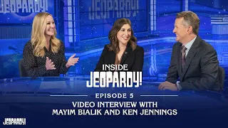 Mayim Bialik & Ken Jennings Share All | Inside Jeopardy! | JEOPARDY!