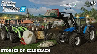 Removing HUGE STONES from the FIELD with @TheCamPeRYT! 🚜💨 | Ellerbach | FS22 | Timelapse #5