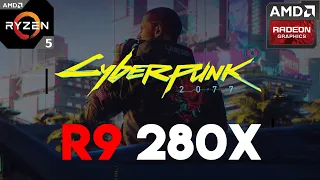 Cyberpunk 2077 R9 280X 1080p, 900p, 720p