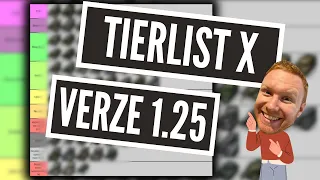 Tier X tierlist - patch 1.25