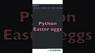 Coolest Python Easter Eggs #shorts