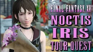 Final Fantasy XV - Noctis gives Flowers to Iris [Japanese Voice][English Sub][No HUD][HD]