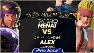FAV Sako (Menat) VS IXA Gunfight (Alex) - Pools - Taipei Major 2019 - SFV - CPT2019