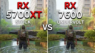 RX 5700 XT vs RX 7600 (Undervolt) | Test In 10 Games at 1080p | 2023