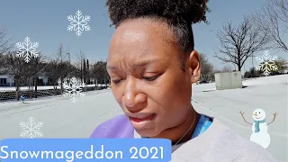 Vlog | Snowed In With No Power, Internet, or Phones! | Texas Winter Storm 2021