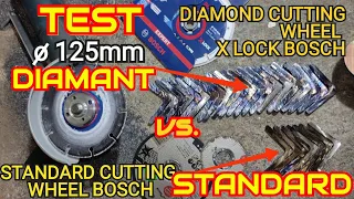 BOSCH X-LOCK DIAMANT vs. BOSCH STANDARD | 125mm | TEST TARCZY DIAMENTOWEJ CZY WARTO KUPIĆ?