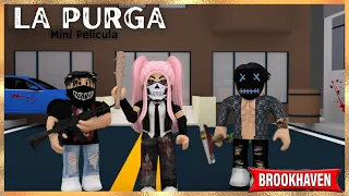 LA PURGA (Version Roblox) - PARTE 1 (Con Voces)| Mini Pelicula | Roblox Brookhaven