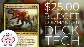 Gishath, Sun's Avatar | EDH Budget Deck Tech $25 | Tribal | Magic the Gathering | Commander