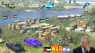 Israeli Army & Palestinian Army face off On Border | Israel vs Palestine War - GTA 5