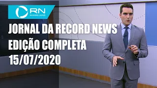 Jornal da Record News - 15/07/2020