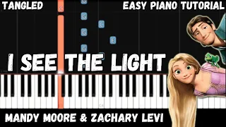 Tangled - I See the Light (Easy Piano Tutorial)