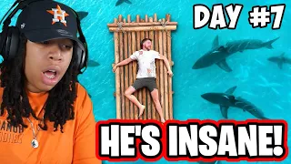 SimbaThaGod Reacts To MrBeast - 7 Days Stranded At Sea