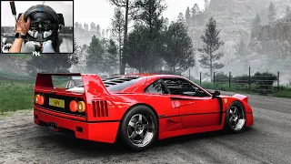 Ferrari F40 | Forza Horizon 5 | Steering Wheel Gameplay