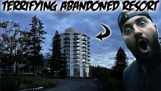 TERRIFYING NIGHT EXPLORING ABANDONED HAUNTED RESORT!