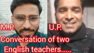 English conversation between two teachers.