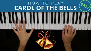 How To Play Carol of the Bells (EASY Piano Tutorial) 🔔