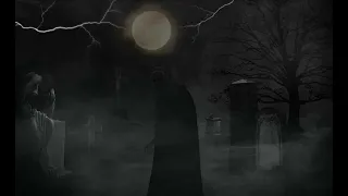 Spooky Haunted Graveyard Ambience / Scary Halloween Sounds Howling Wind Owls Church Bells / 6 Hour