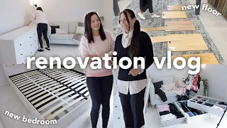 RENOVATION VLOG | getting ready for renovation, moving furniture, new bedroom & trip to Ikea