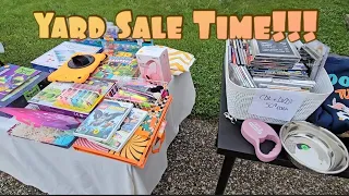 Yard Sale Time!!!! Let's see how much we make!