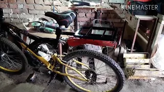 Консольный багажник на горный двухподвесный велосипед  #Мастерская21rus #мастерская21рус