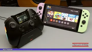 ManbaOne Nintendo Switch Controller with Interactive Screen