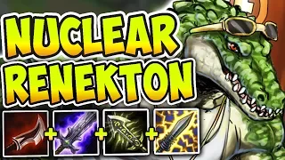 NUCLEAR ONE-SHOT RENEKTON MID! THE MOST LETHAL ONE-SHOT BURST [ INSTA-KILL W! ] - League of Legends