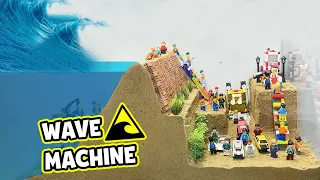 Brick Dam Breach, Work Station Collapse & Flooding LEGO City - Dam Breach Experiment