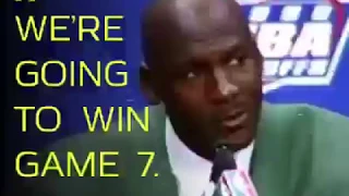 Michael Jordan promises victory