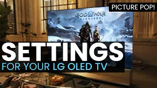 LG OLED TV Settings For Gaming | Picture Pop On G2 / C2 / C1