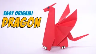 Easy Origami Paper Dragon || How to make a Dragon with Gary