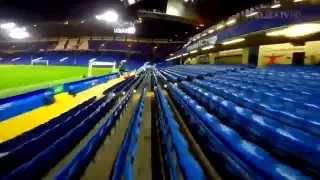 Drone race around Stamford Bridge