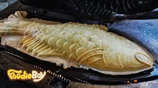 Giant Fish-Shaped Bread - Korean Street Food