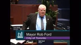 Rob Ford "I would have done the same thing."
