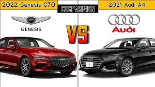 2022 Genesis G70 vs 2021 Audi A4 Comparison