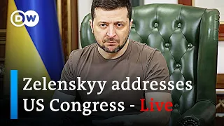 Ukrainian president Zelenskyy delivers address to US Congress | DW News