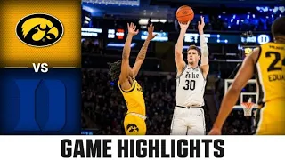 Iowa vs. Duke Men's Basketball Highlights (2022-2023)