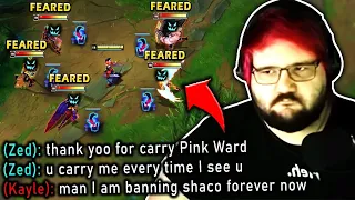 Pink Ward literally 1v5 Embarrassing Diamond Players - Full Game #13