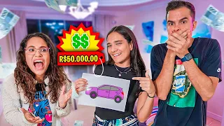 TUDO QUE ELA DESENHAR NÓS VAMOS COMPRAR! - GASTAMOS MUITO!