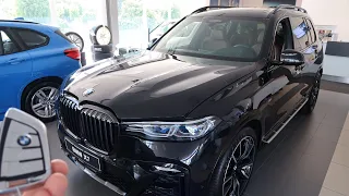 2020 BMW X7 xDrive30d M Sport (265 hp) Quick look of Exterior and Interior