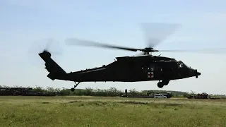 Black Hawk MEDEVAC training