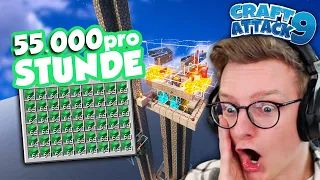 VIEL zu OP! 55.000 Emeralds pro Stunde XXL Stacking Raid Farm! - CraftAttack 9! #86