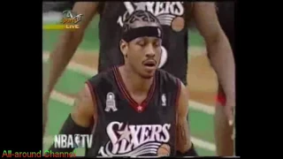 Allen Iverson 31 Points @ Boston 2002 Playoffs, Game 5