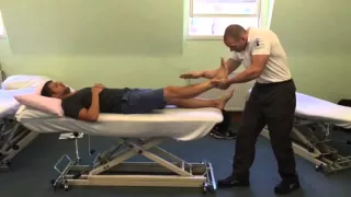 Spinal manipulation / osteopathic / chiropractic Ankle and fibula head osteopathic manipulation