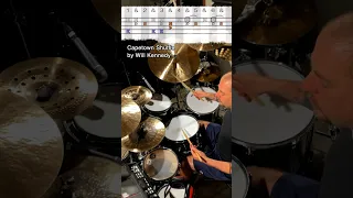 How To Play The Capetown Shuffle On Drums In 30 Seconds! #drums #drummer #shorts