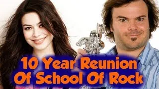 MIRANDA COSGROVE & JACK BLACK AT THE SCHOOL OF ROCK REUNION!