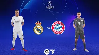 EA FC 24, Real Madrid vs FC Bayern, Uefa champions league semi final, Santiago Bernabeu, Rodrygo,