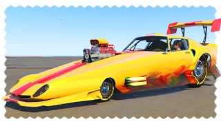 CRAZY DRAG CAR (2000 MPH Challenge) | GTA 5 Car Mods