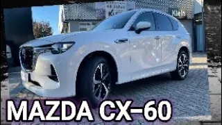 Der Neue Mazda CX-60 Plug-In Hybrid Takumi e-Skyactiv PHEV /  Driver Personalization  System.  360°