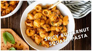Spicy Butternut Squash Pasta | This Savory Vegan