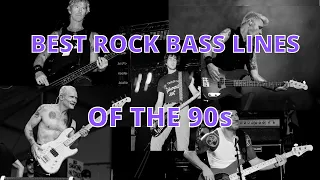 The BEST ROCK BASS LINES of the 90s